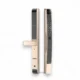 Zeki D30 Smart Lock installed on a wooden door in golden color