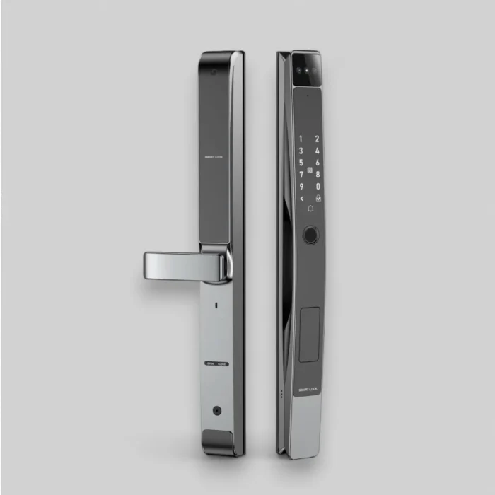 Zeki D30 Smart Lock with accessories including keys IC cards and installation tools