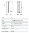 Zeki N2 glass door smart lock product specifications