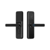 Black Zeki M1 Smart Door Lock with digital keypad and fingerprint sensor