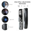 3D structured light face recognition smart door lock for makeup, veil, and glasses