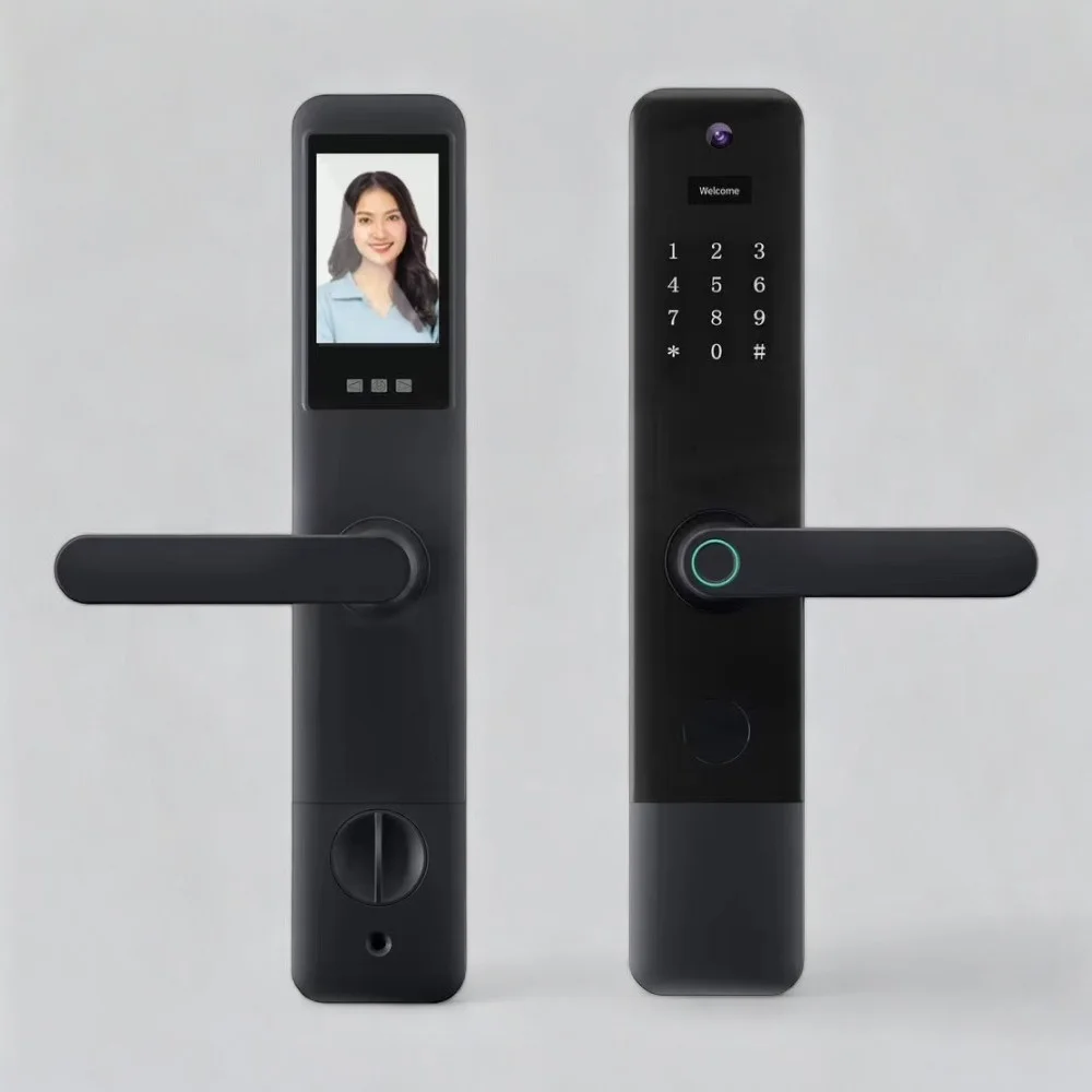 Zeki X2 smart door lock with camera and fingerprint access