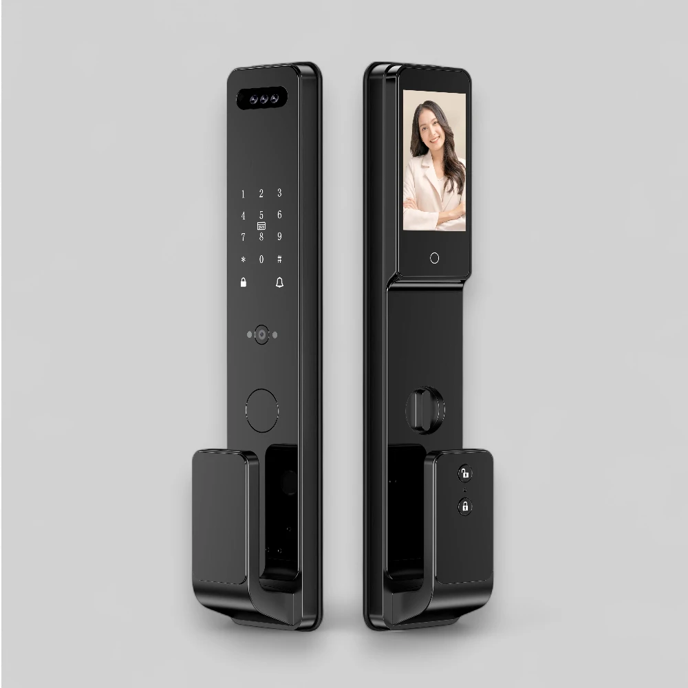 Zeki V8 Smart Door Lock with touchscreen and camera