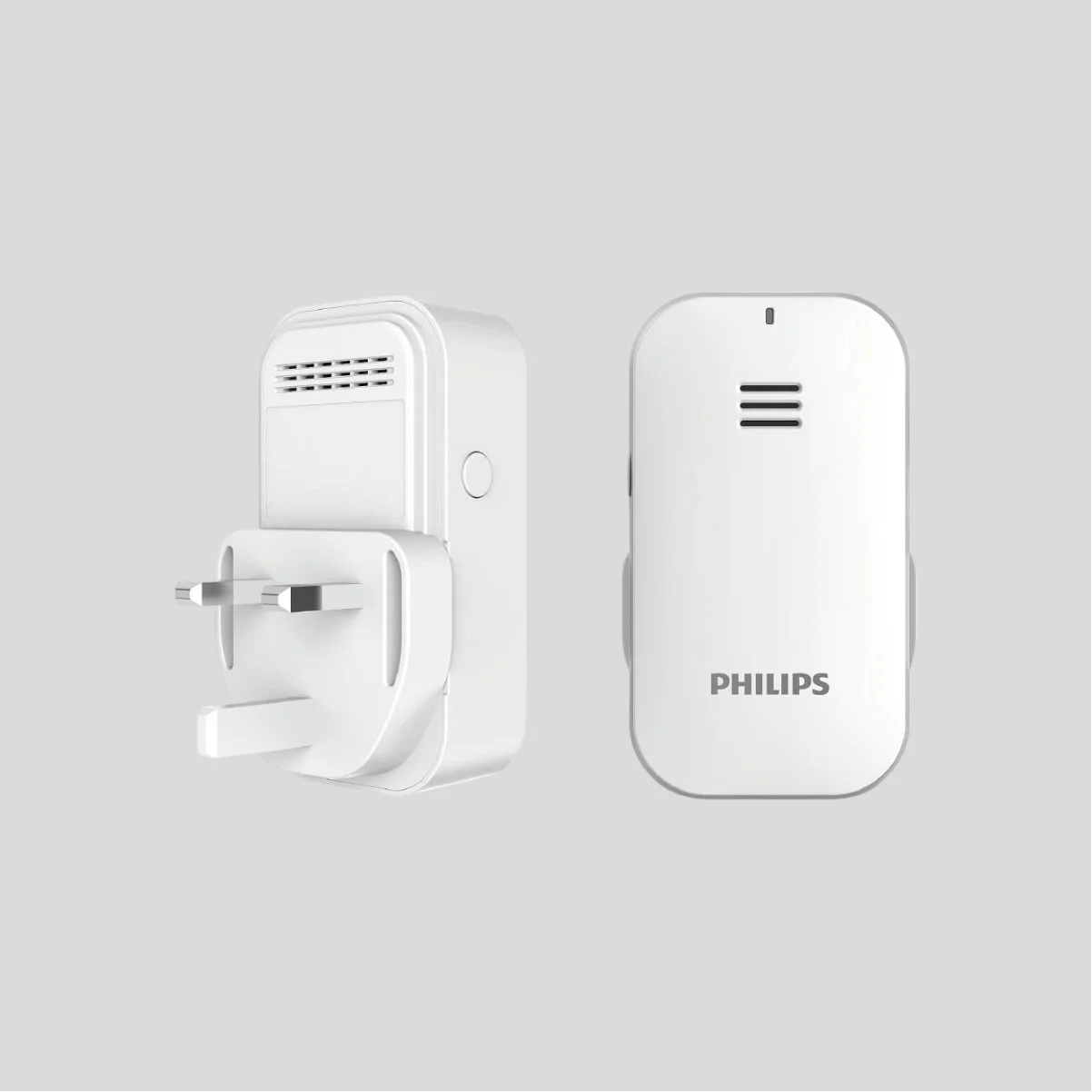 Angled side view of Philips EasyKey Gateway plug-in module