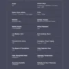 Zeki M1 Smart Door Lock specifications chart with features list