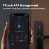 TTLock app interface for managing Zeki M1 Smart Door Lock