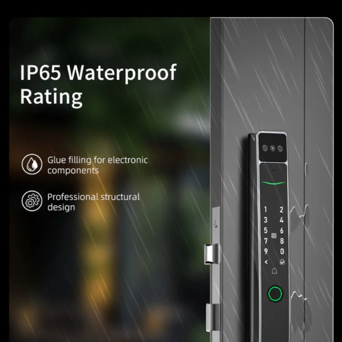 Zeki D30 smart lock with IP65 waterproof protection