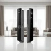 Philips DDL902-MFVP-11HWS smart door lock displayed in modern living room setting by Zeki