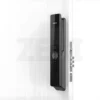 Indoor unit of Philips DDL902-MFVP-11HWS smart door lock mounted on white door by Zeki