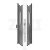 Side profile of Philips DDL902-MFVP-11HWS smart door lock showing slim push pull design by Zeki