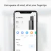 EZVIZ DL50FVS smart lock app control with live view user management temporary passcode and event history