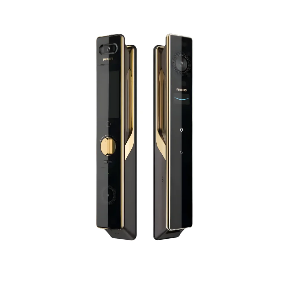 Philips DDL902 MFVP-11HWS Gold smart door lock front and back panels