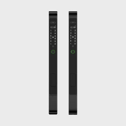 D20S Dual Sided Smart Door Lock front view in black finish