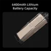 D20S Dual Sided Smart Door Lock battery capacity for long-lasting performance